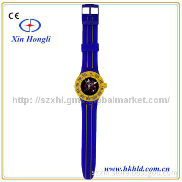 Colorful fashion plastic silicone fashion watch XHL-XZ001
